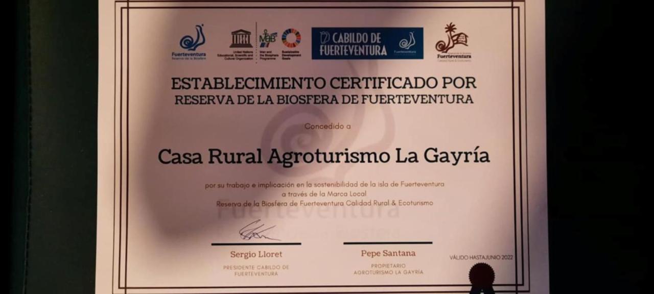 Agroturismo La Gayria Tiscamanita エクステリア 写真
